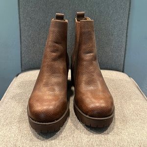 Brown MIA ankle booties